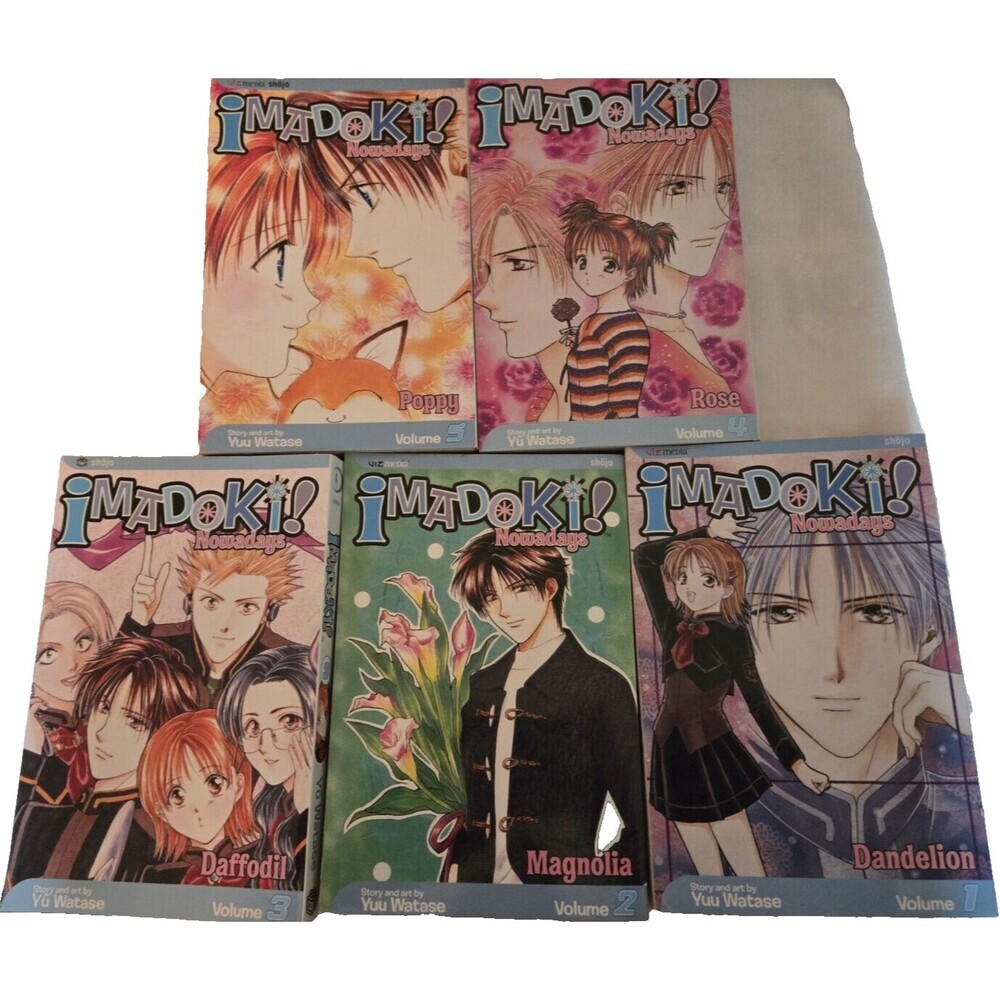 Imadoki! Nowadays, Vol. 1 thru 5 - Paperback By Yu Watase - VERY GOOD lot of 5